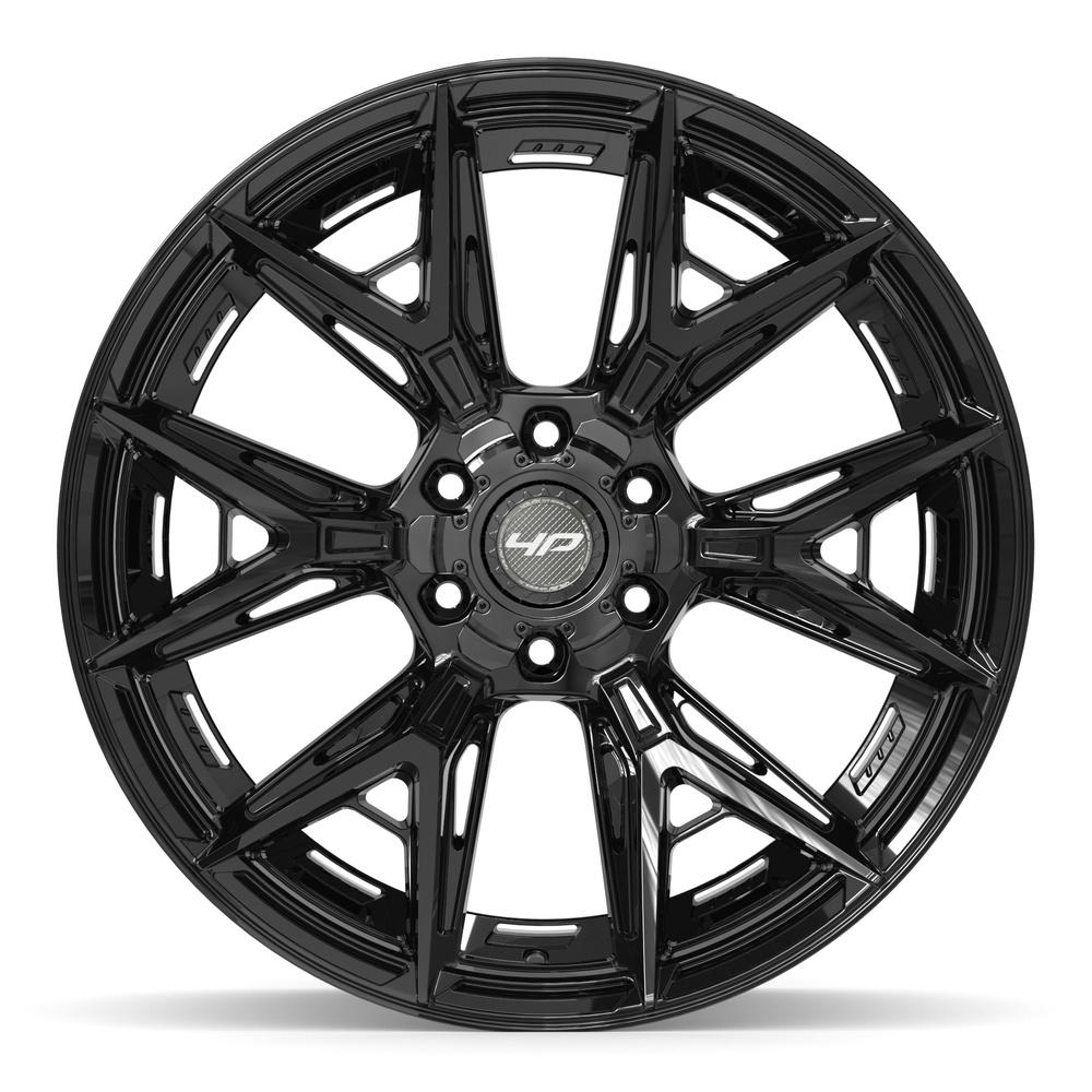 Set of 4 4Play 4P40 22x10 Gloss Black wheel, 6x135/6x139.7, -18mm offset
