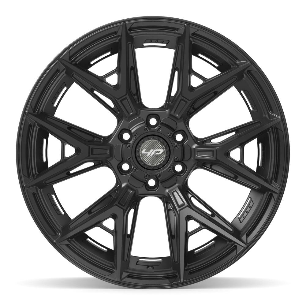 Set of 4 4Play 4P40 22x10 Satin Black wheel, 6x135/6x139.7, -18mm offset