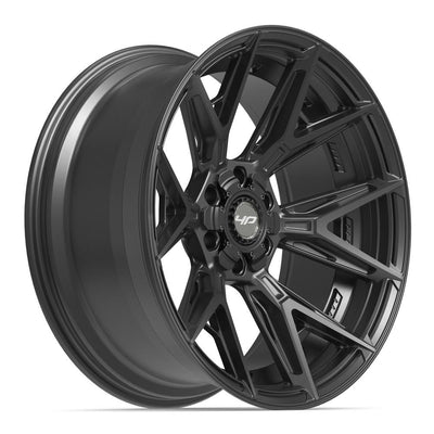 Set of 4 4Play 4P40 22x10 Satin Black wheel, 6x135/6x139.7, -18mm offset