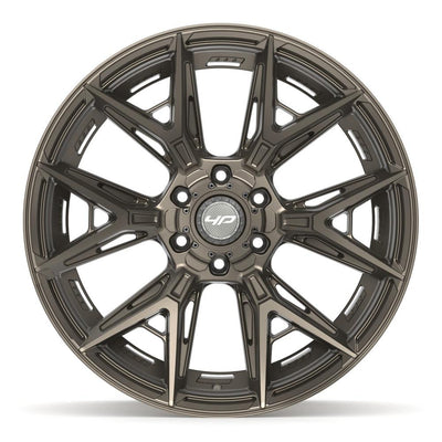Set of 4 4Play 4P40 22x10 Satin Bronze wheel, 6x135/6x139.7, -18mm offset