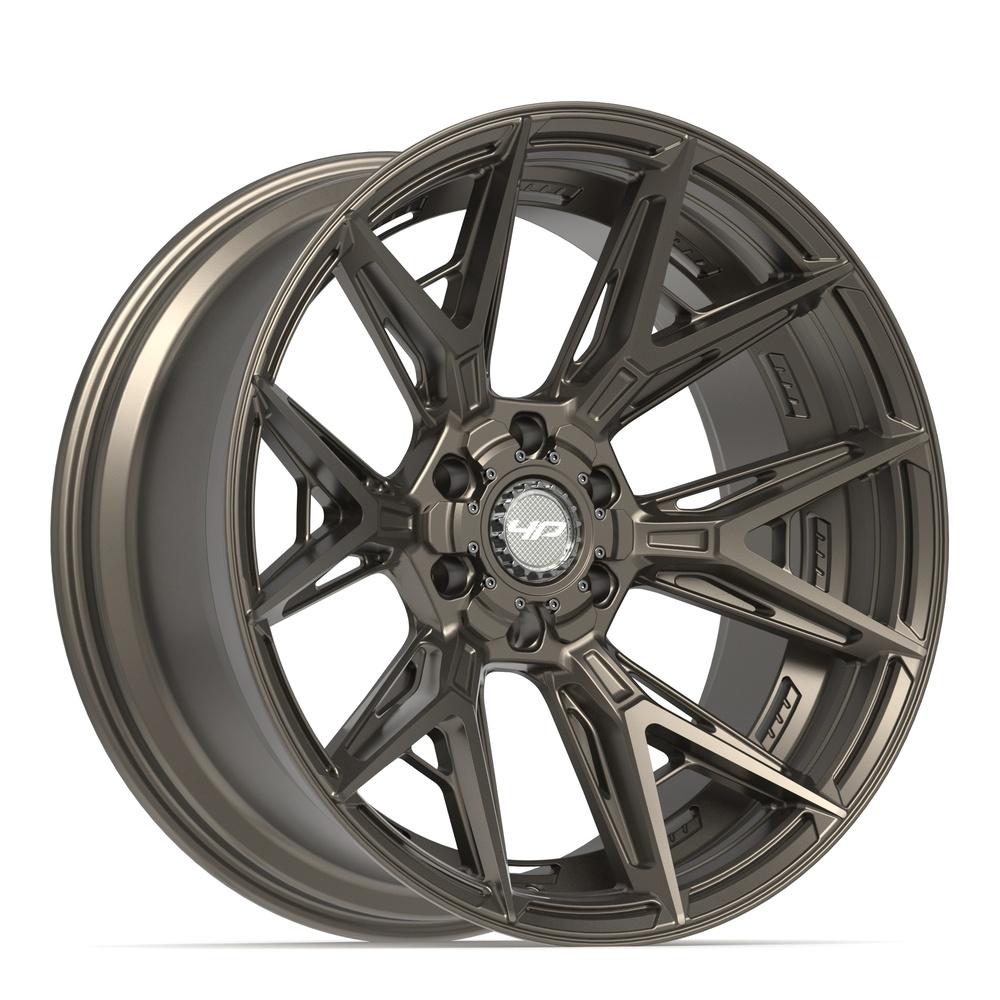 Set of 4 4Play 4P40 22x10 Satin Bronze wheel, 6x135/6x139.7, -18mm offset