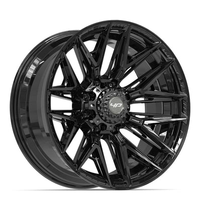 Set of 4 4Play 4P40 22x10 Gloss Black wheel, 8x170, -18mm offset