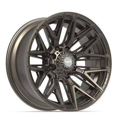 Set of 4 4Play 4P40 22x10 Satin Bronze wheel, 8x170, -18mm offset