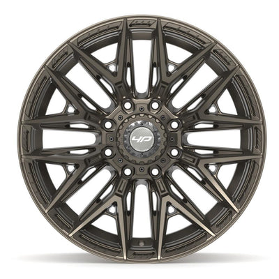 Set of 4 4Play 4P40 22x10 Satin Bronze wheel, 8x180, -18mm offset