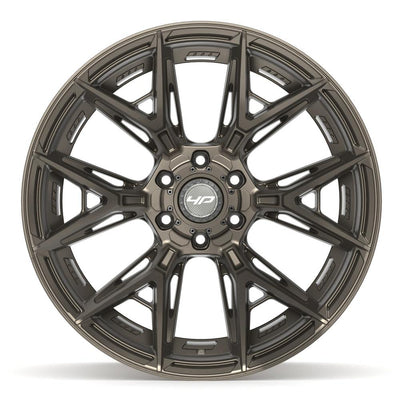 Set of 4 4Play 4P40 22x12 Satin Bronze wheel, 6x135/6x139.7, -44mm offset