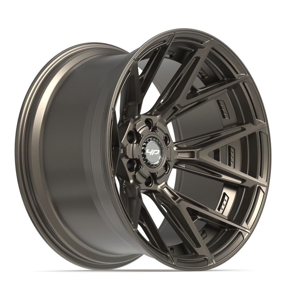 Set of 4 4Play 4P40 22x12 Satin Bronze wheel, 6x135/6x139.7, -44mm offset