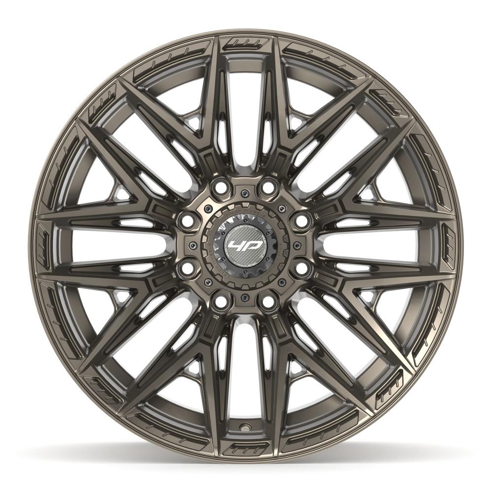 Set of 4 4Play 4P40 22x12 Satin Bronze wheel, 8x170, -44mm offset