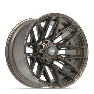 Set of 4 4Play 4P40 22x12 Satin Bronze wheel, 8x170, -44mm offset