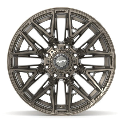Set of 4 4Play 4P40 22x12 Satin Bronze wheel, 8x180, -44mm offset