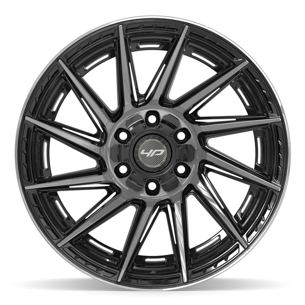 4Play 4P42 20x10 Gloss Black Brushed with Tinted Clear wheel, 6x135/6x139.7, -18mm offset