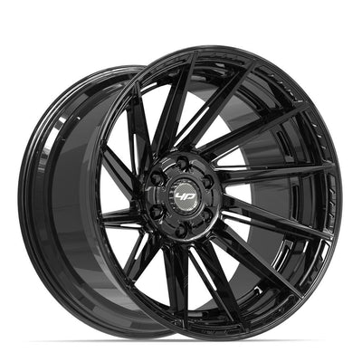 Set of 4 4Play 4P42 22x12 Gloss Black wheel, 6x135/6x139.7, -44mm offset