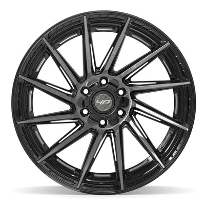4Play 4P42 22x12 Gloss Black Brushed with Tinted Clear wheel, 6x135/6x139.7, -44mm offset