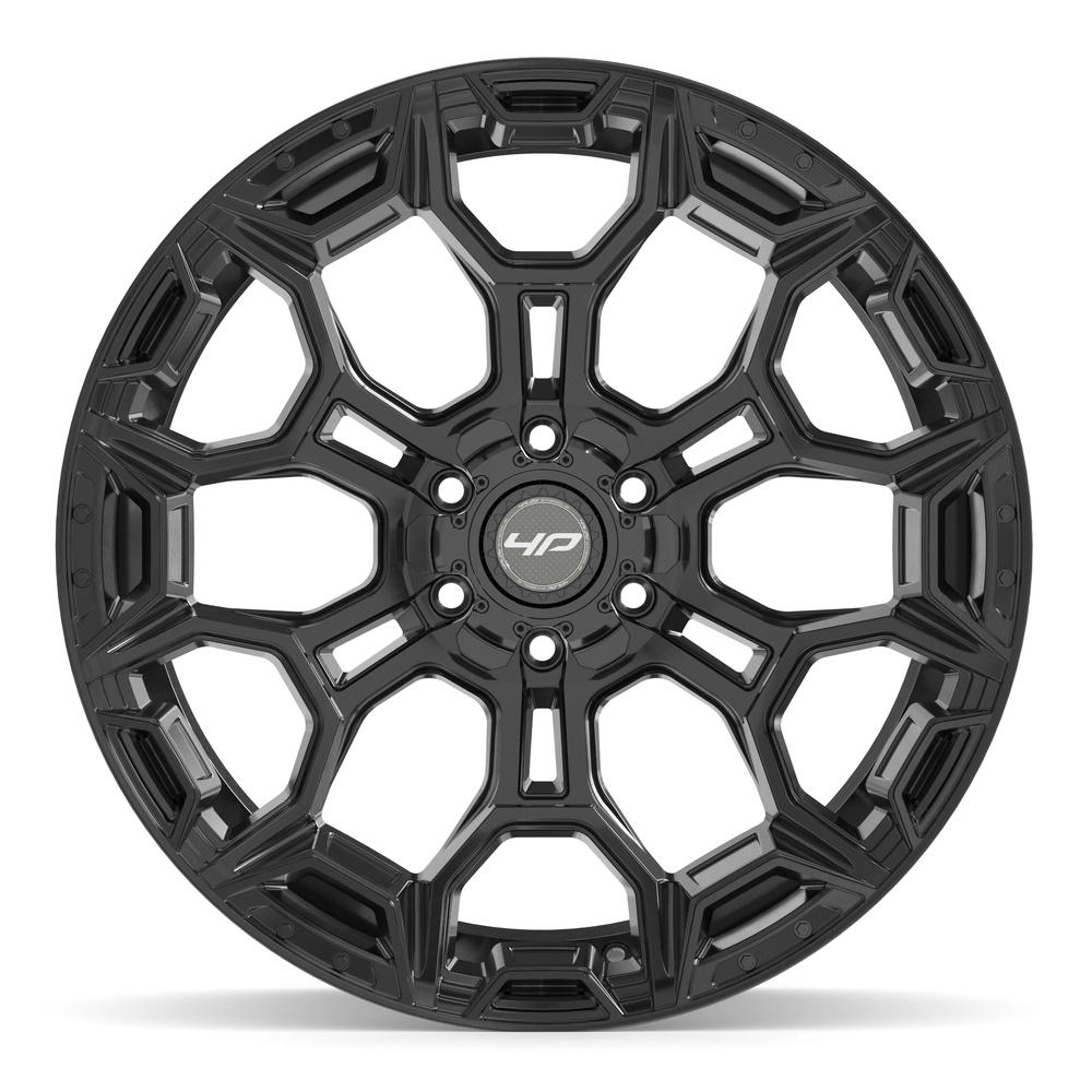 Set of 4 4Play 4P43 22x10 Gloss Black wheel, 6x135/6x139.7, -18mm offset