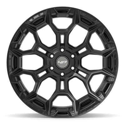 Set of 4 4Play 4P43 22x10 Satin Black wheel, 6x135/6x139.7, -18mm offset