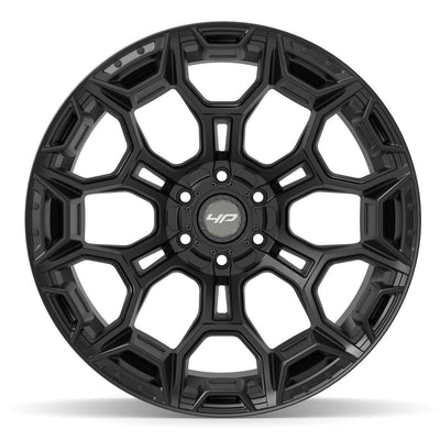 Set of 4 4Play 4P43 22x12 Satin Black wheel, 6x135/6x139.7, -44mm offset