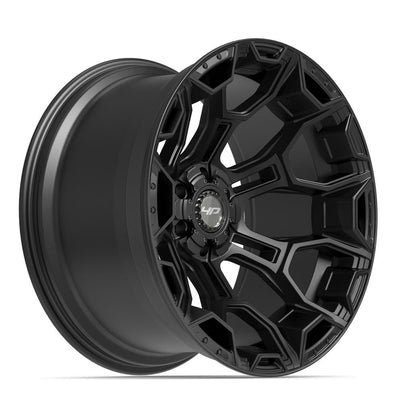 Set of 4 4Play 4P43 22x12 Satin Black wheel, 6x135/6x139.7, -44mm offset