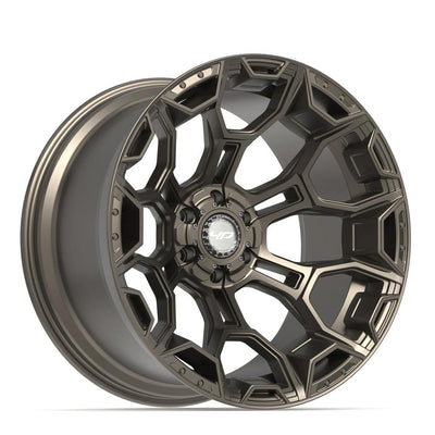 Set of 4 4Play 4P43 22x12 Satin Bronze wheel, 6x135/6x139.7, -44mm offset