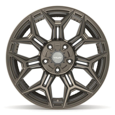 Set of 4 4Play 4P44 20x10 Satin Bronze wheel, 5x127/5x139.7, -18mm offset