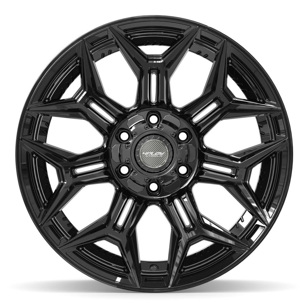 Set of 4 4Play 4P44 20x10 Gloss Black wheel, 6x135/6x139.7, -18mm offset