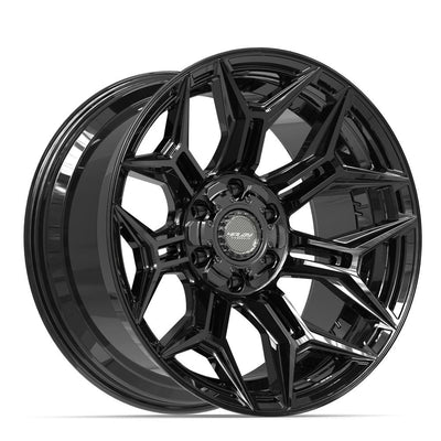 Set of 4 4Play 4P44 20x10 Gloss Black wheel, 6x135/6x139.7, -18mm offset