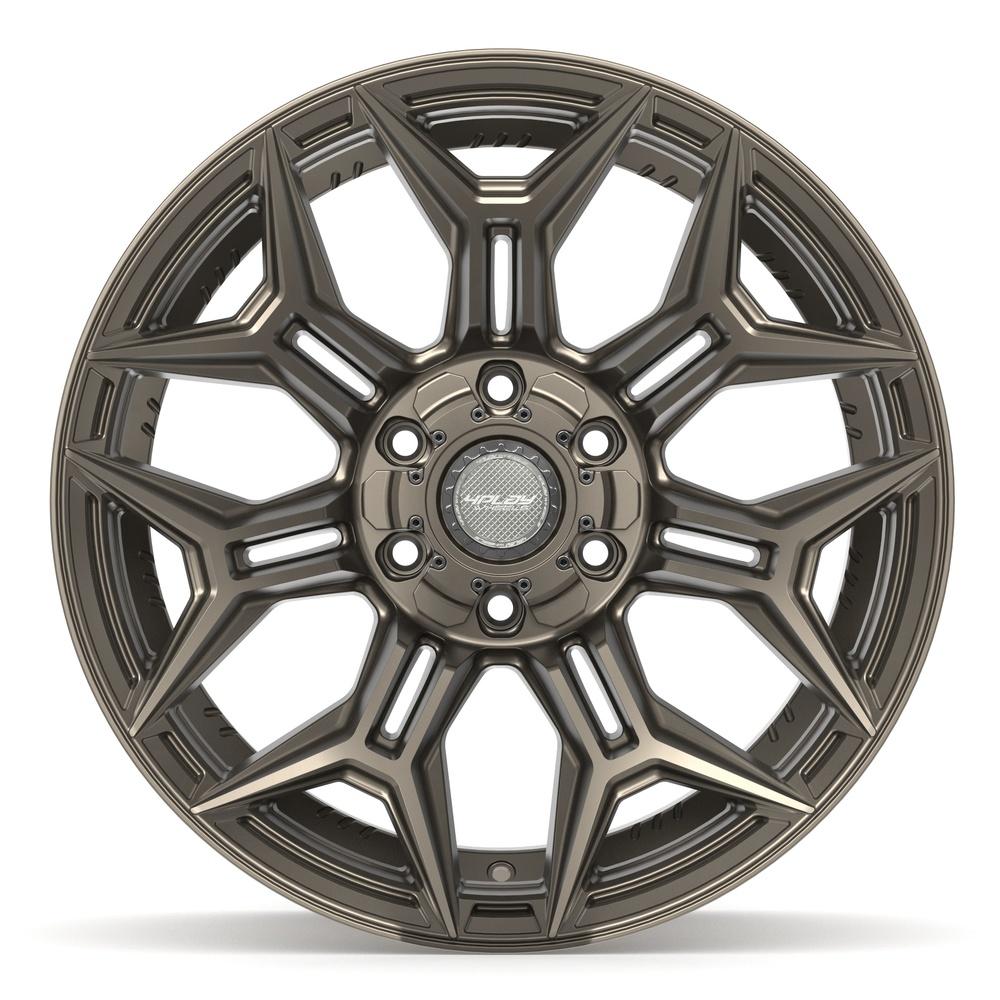 Set of 4 4Play 4P44 20x10 Satin Bronze wheel, 6x135/6x139.7, -18mm offset