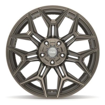 Set of 4 4Play 4P44 22x10 Satin Bronze wheel, 5x127/5x139.7, -18mm offset
