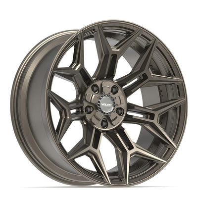Set of 4 4Play 4P44 22x10 Satin Bronze wheel, 5x127/5x139.7, -18mm offset