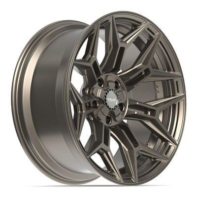 Set of 4 4Play 4P44 22x10 Satin Bronze wheel, 5x127/5x139.7, -18mm offset