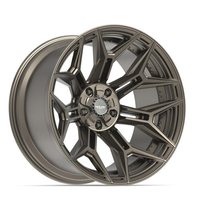 Set of 4 4Play 4P44 22x12 Satin Bronze wheel, 5x127/5x139.7, -44mm offset