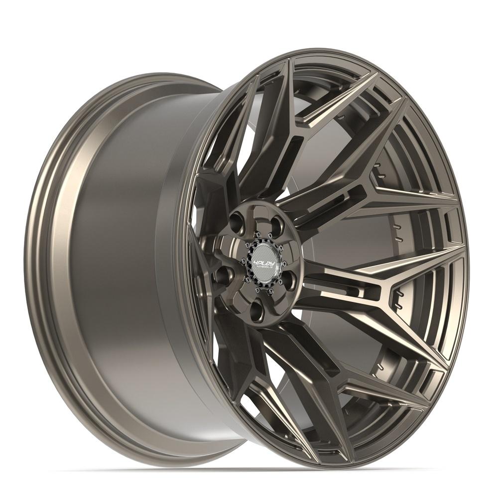 Set of 4 4Play 4P44 22x12 Satin Bronze wheel, 5x127/5x139.7, -44mm offset