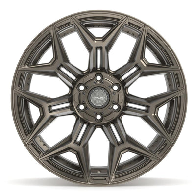 Set of 4 4Play 4P44 22x12 Satin Bronze wheel, 6x135/6x139.7, -44mm offset