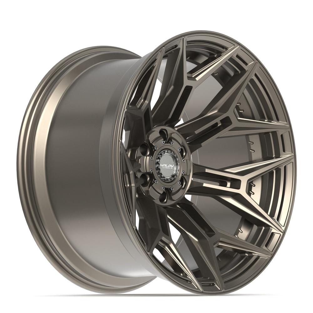 Set of 4 4Play 4P44 22x12 Satin Bronze wheel, 6x135/6x139.7, -44mm offset