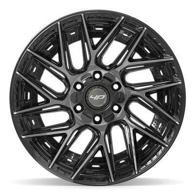 4Play 4P45 20x10 Gloss Black Brushed with Tinted Clear wheel, 6x135/6x139.7, -18mm offset