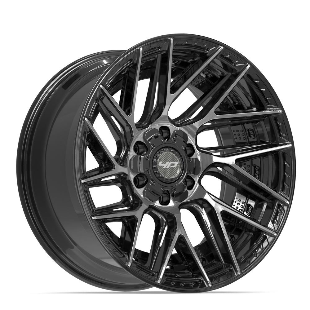 4Play 4P45 20x10 Gloss Black Brushed with Tinted Clear wheel, 6x135/6x139.7, -18mm offset