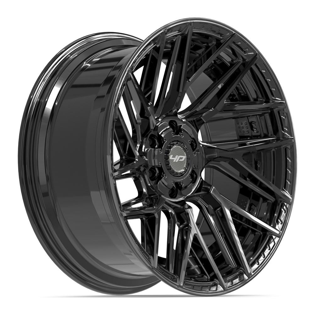Set of 4 4Play 4P45 22x10 Gloss Black wheel, 6x135/6x139.7, -18mm offset