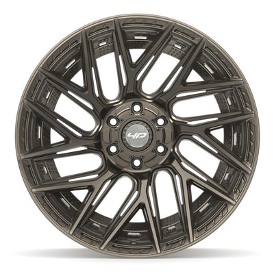 Set of 4 4Play 4P45 22x10 Satin Bronze wheel, 6x135/6x139.7, -18mm offset