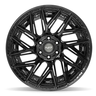 Set of 4 4Play 4P45 22x12 Gloss Black wheel, 6x135/6x139.7, -44mm offset