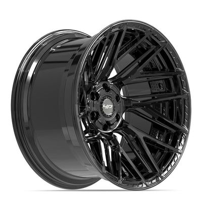Set of 4 4Play 4P45 22x12 Gloss Black wheel, 6x135/6x139.7, -44mm offset
