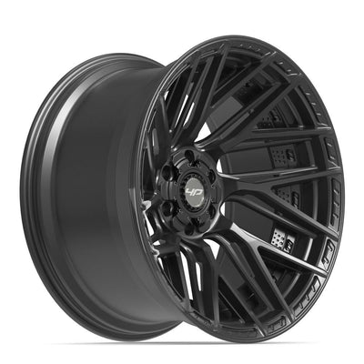 Set of 4 4Play 4P45 22x12 Satin Black wheel, 6x135/6x139.7, -44mm offset