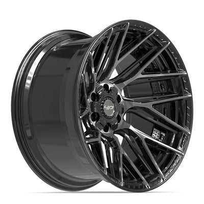 4Play 4P45 22x12 Gloss Black Brushed with Tinted Clear wheel, 6x135/6x139.7, -44mm offset