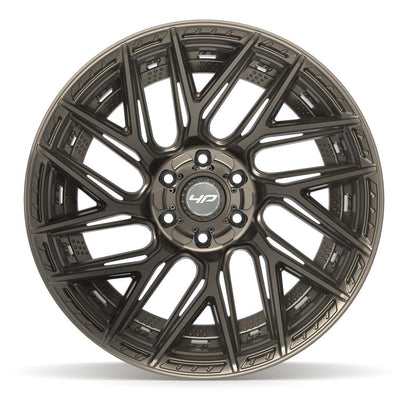 Set of 4 4Play 4P45 22x12 Satin Bronze wheel, 6x135/6x139.7, -44mm offset