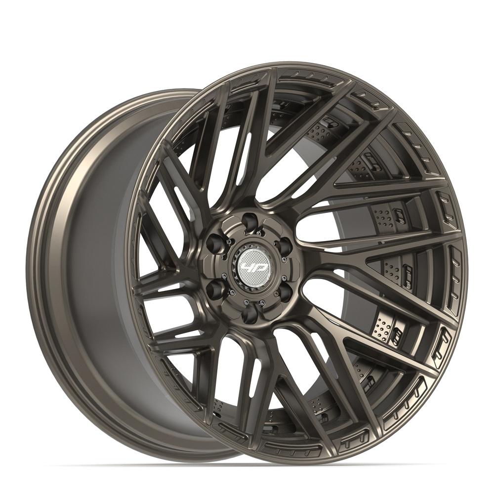Set of 4 4Play 4P45 22x12 Satin Bronze wheel, 6x135/6x139.7, -44mm offset