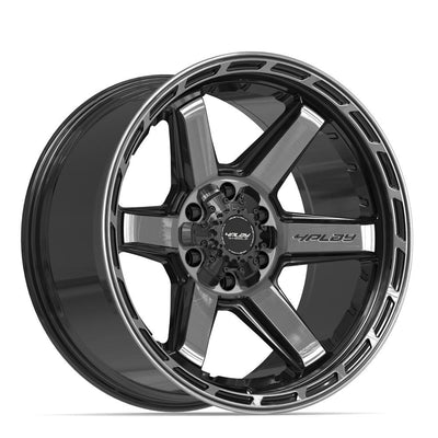 4Play 4P63 20x10 Gloss Black Brushed with Tinted Clear wheel, 6x135/6x139.7, -18mm offset