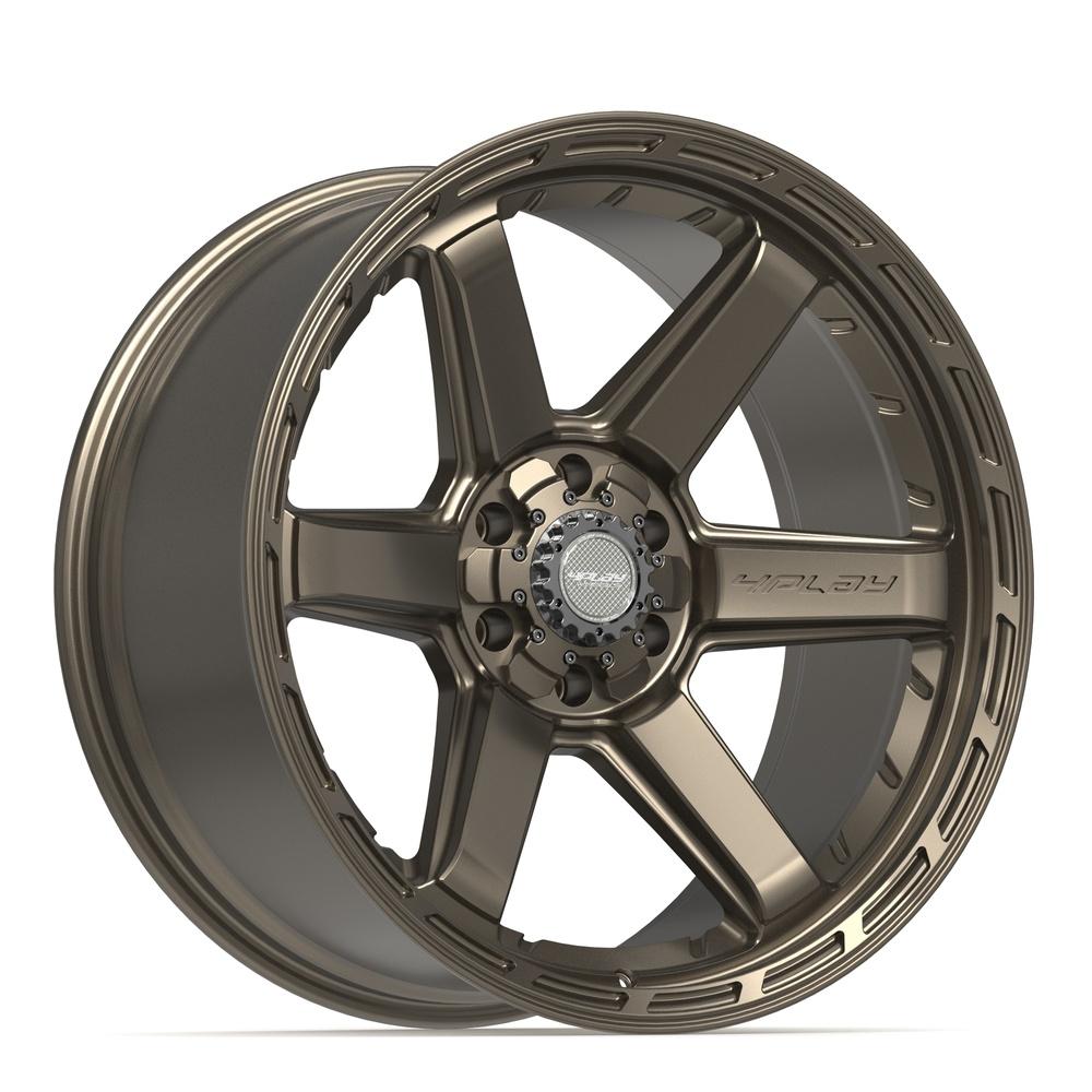 Set of 4 4Play 4P63 22x10 Satin Bronze wheel, 6x135/6x139.7, -18mm offset