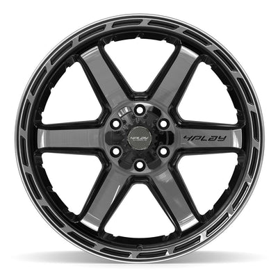 4Play 4P63 22x12 Gloss Black Brushed with Tinted Clear wheel, 6x135/6x139.7, -44mm offset