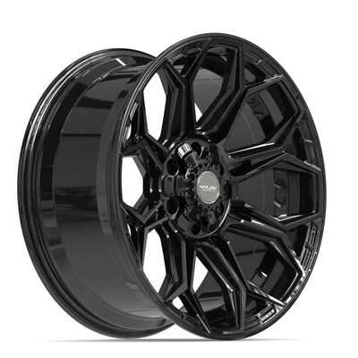 Set of 4 4Play 4P83 24x12 Gloss Black wheel, 6x135/6x139.7, -44mm offset