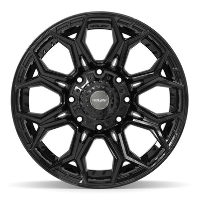 Set of 4 4Play 4P83 20x10 Gloss Black wheel, 8x180, -18mm offset