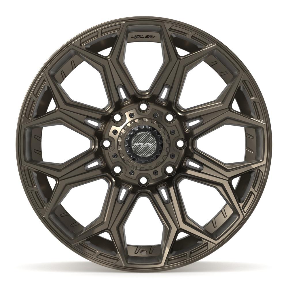 Set of 4 4Play 4P83 20x10 Satin Bronze wheel, 8x180, -18mm offset
