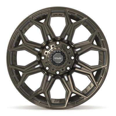 Set of 4 4Play 4P83 20x10 Satin Bronze wheel, 8x180, -18mm offset