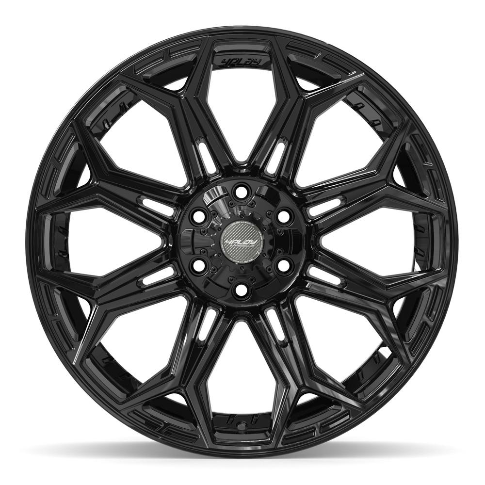 Set of 4 4Play 4P83 22x9 Gloss Black wheel, 6x135/6x139.7, +12mm offset